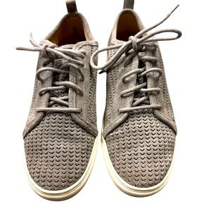 Lucky Brand Gray Leather Sneakers